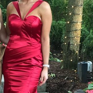 Custom Red Dress - Size US4